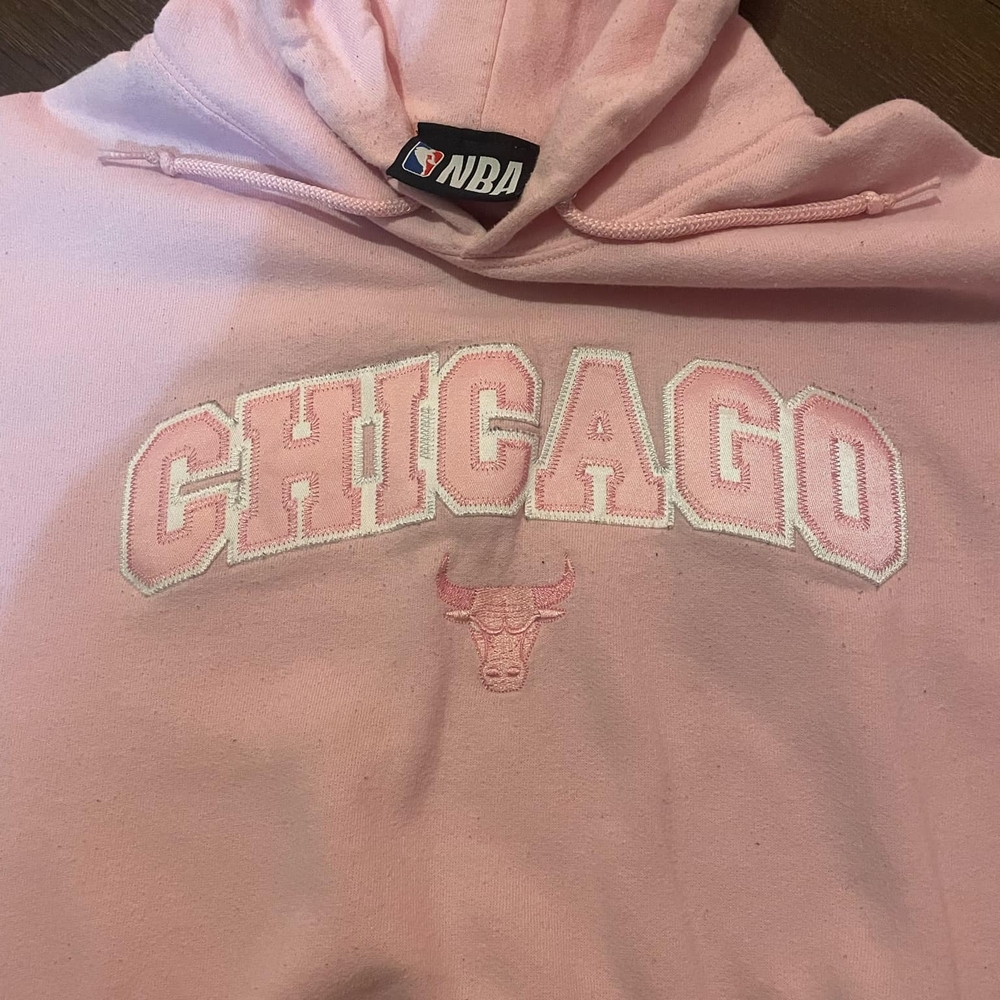 Pink Chicago Bulls NBA Hoodie